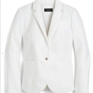 J Crew White Linen Campbell Blazer NWT